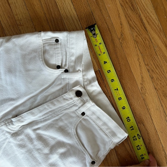 Vintage Straight White Jeans - Picture 5 of 14